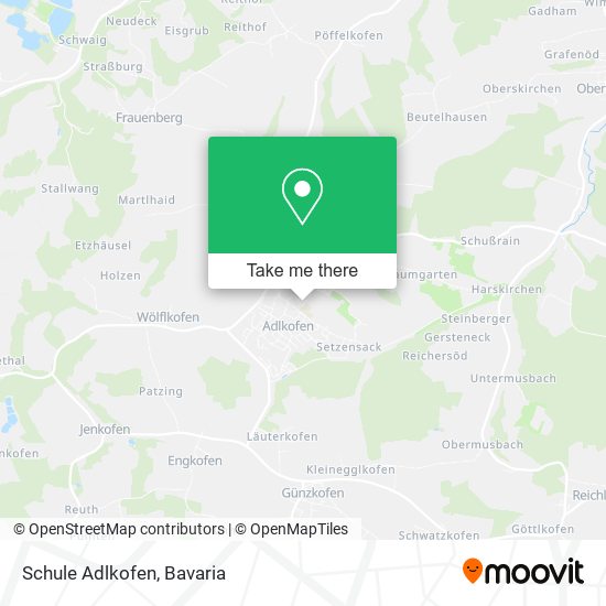 Schule Adlkofen map