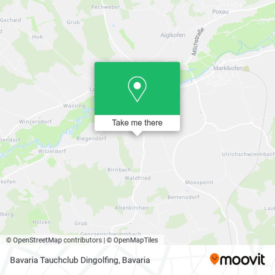 Bavaria Tauchclub Dingolfing map