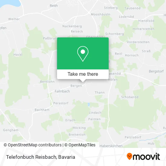 Карта Telefonbuch Reisbach