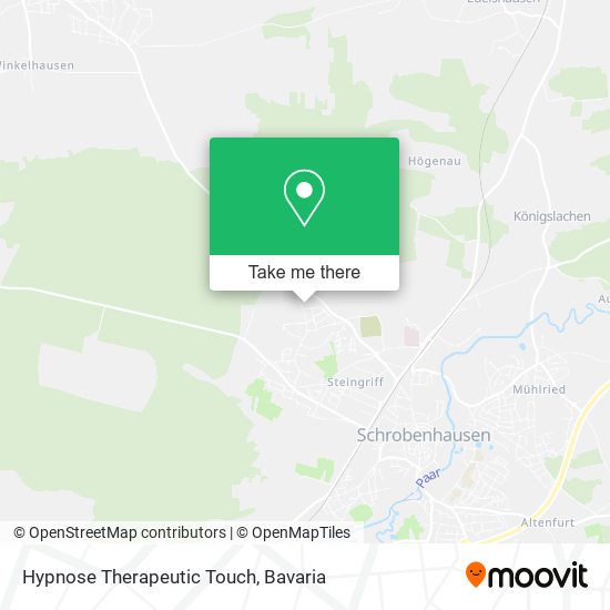 Hypnose Therapeutic Touch map