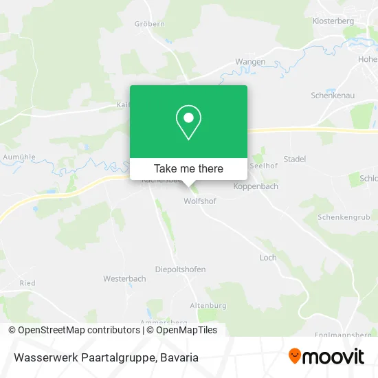 Карта Wasserwerk Paartalgruppe