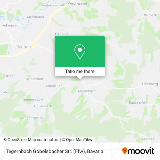 Карта Tegernbach Göbelsbacher Str. (Ffw)
