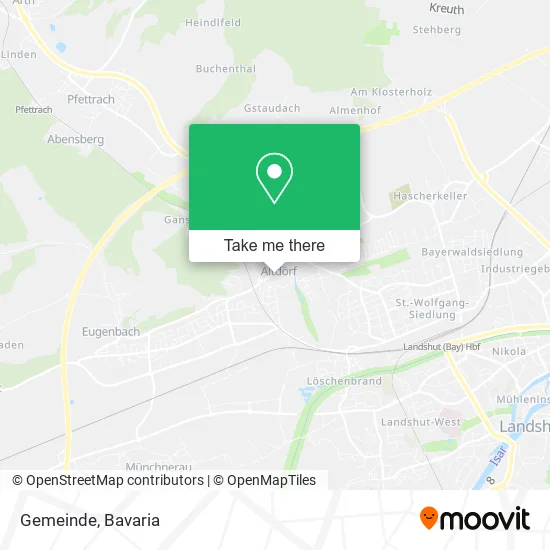 Карта Gemeinde
