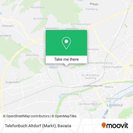 Карта Telefonbuch Altdorf (Markt)