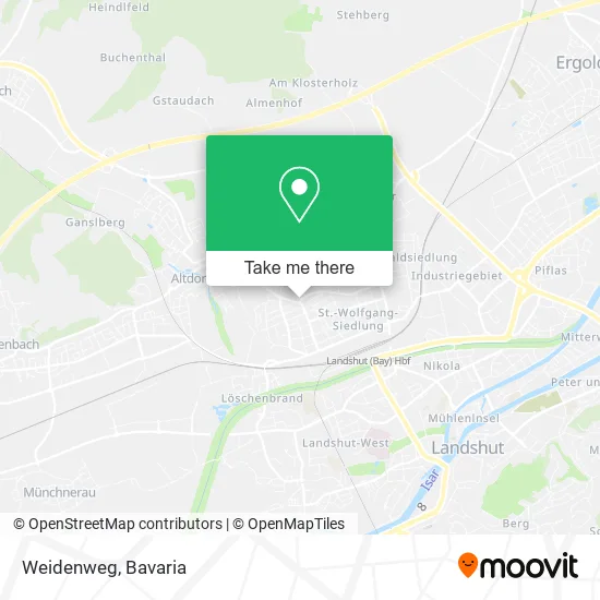 Карта Weidenweg