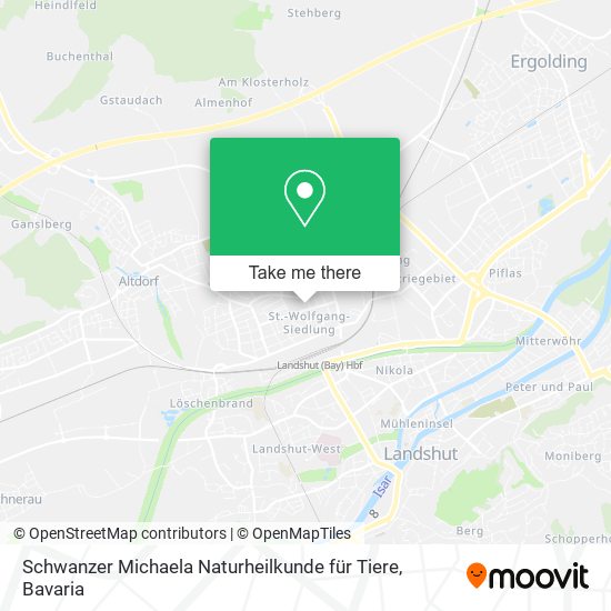 Schwanzer Michaela Naturheilkunde für Tiere map