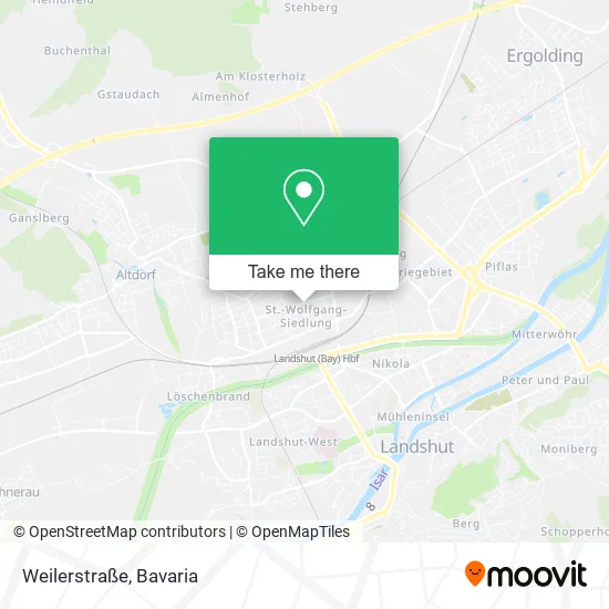 Карта Weilerstraße
