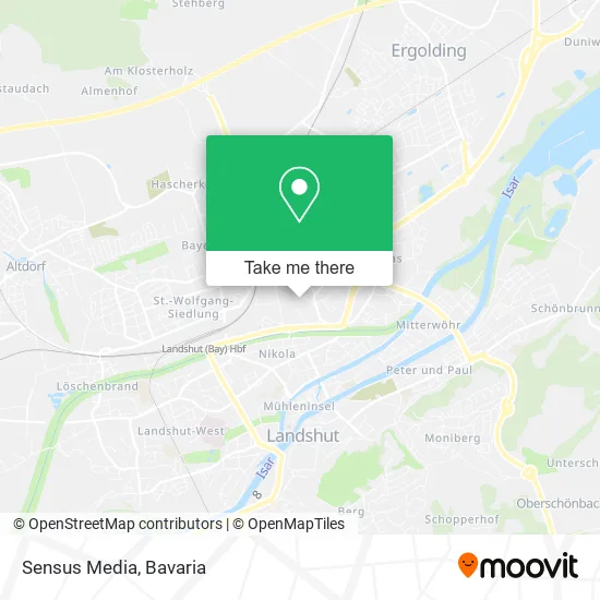 Карта Sensus Media