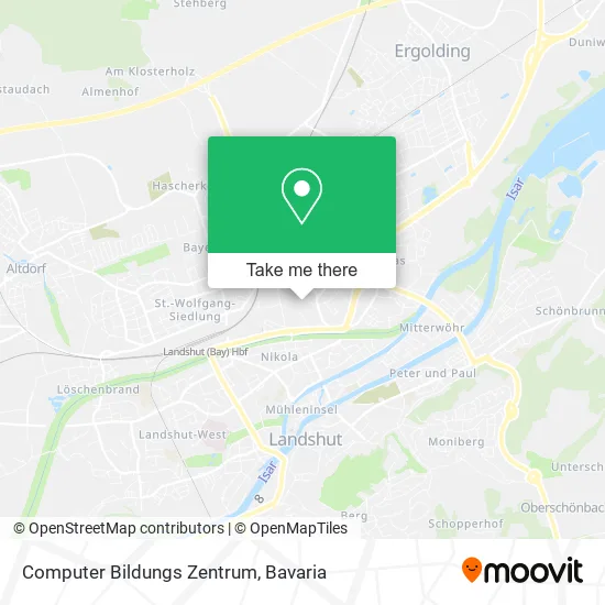 Карта Computer Bildungs Zentrum