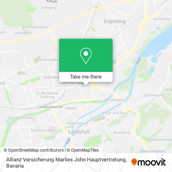 Allianz Versicherung Marlies John Hauptvertretung map