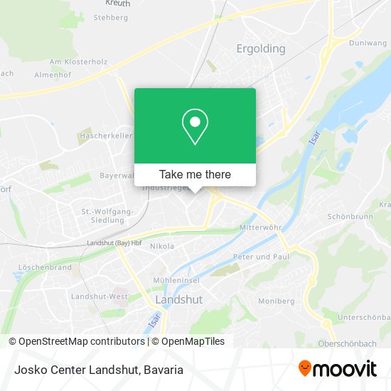 Josko Center Landshut map