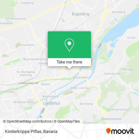 Kinderkrippe Piflas map