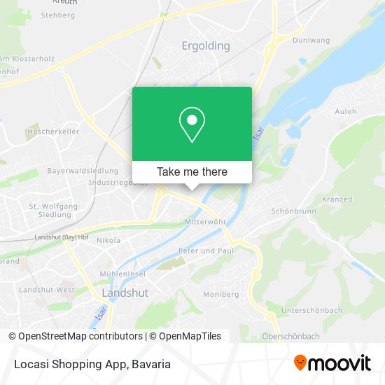 Locasi Shopping App map