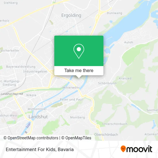 Entertainment For Kids map