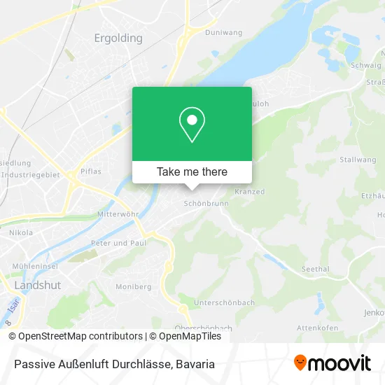 Карта Passive Außenluft Durchlässe