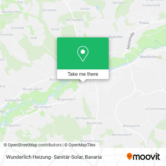 Wunderlich Heizung- Sanitär-Solar map