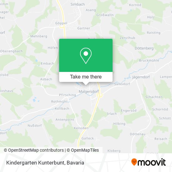 Kindergarten Kunterbunt map