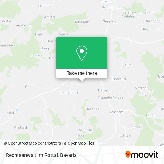 Rechtsanwalt im Rottal map