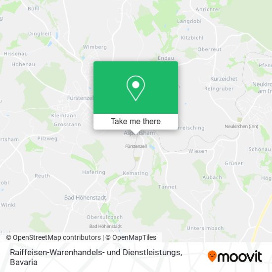 Raiffeisen-Warenhandels- und Dienstleistungs map