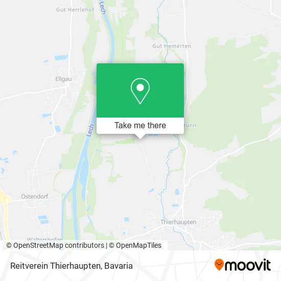 Карта Reitverein Thierhaupten