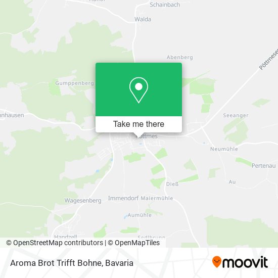 Aroma Brot Trifft Bohne map