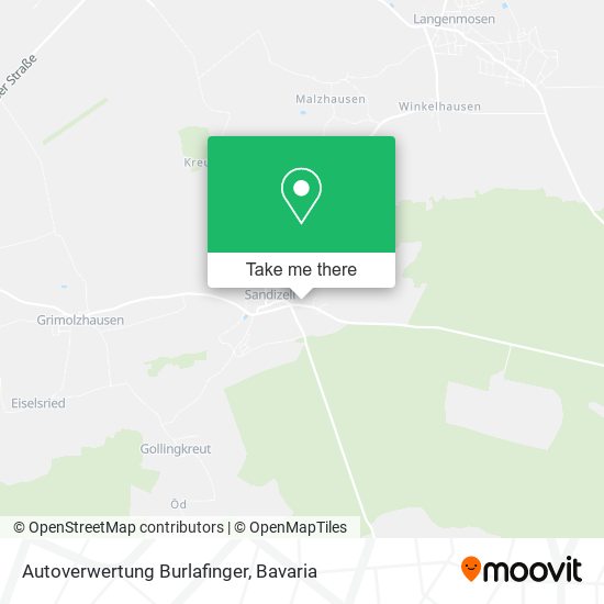 Autoverwertung Burlafinger map