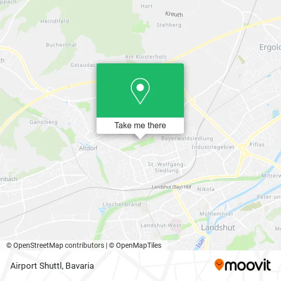 Карта Airport Shuttl