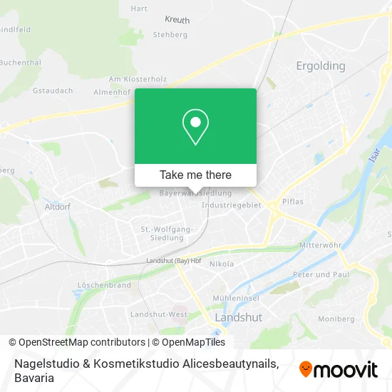Карта Nagelstudio & Kosmetikstudio Alicesbeautynails