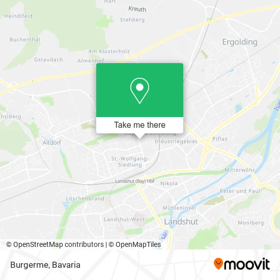 Карта Burgerme