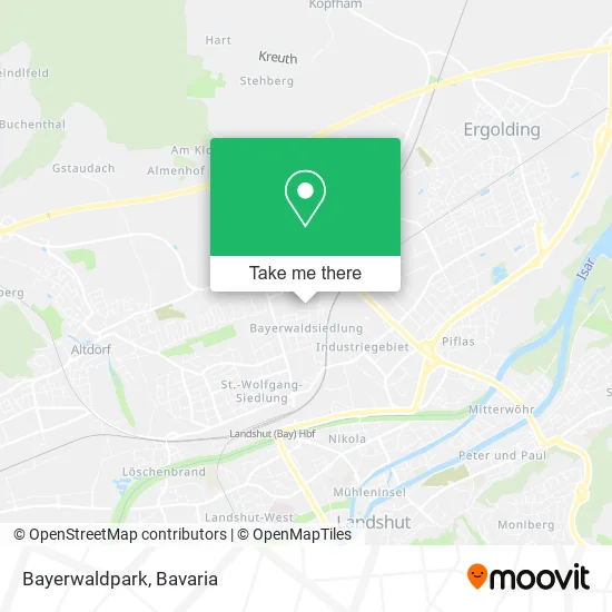 Карта Bayerwaldpark