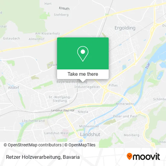Карта Retzer Holzverarbeitung
