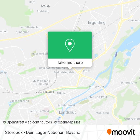 Storebox - Dein Lager Nebenan map