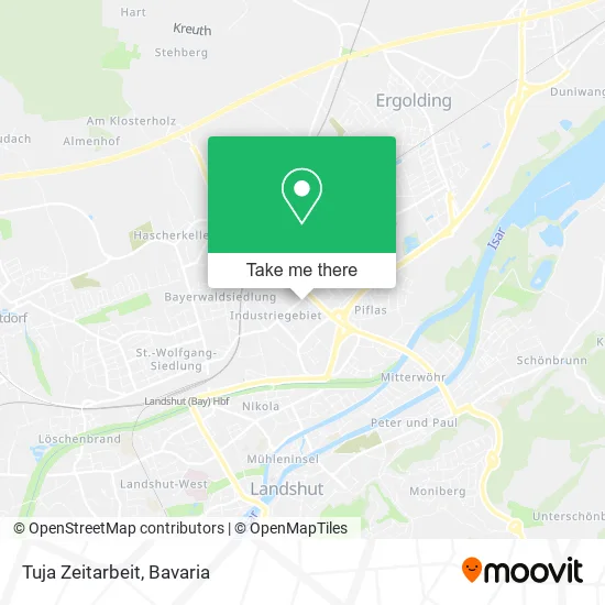 Карта Tuja Zeitarbeit