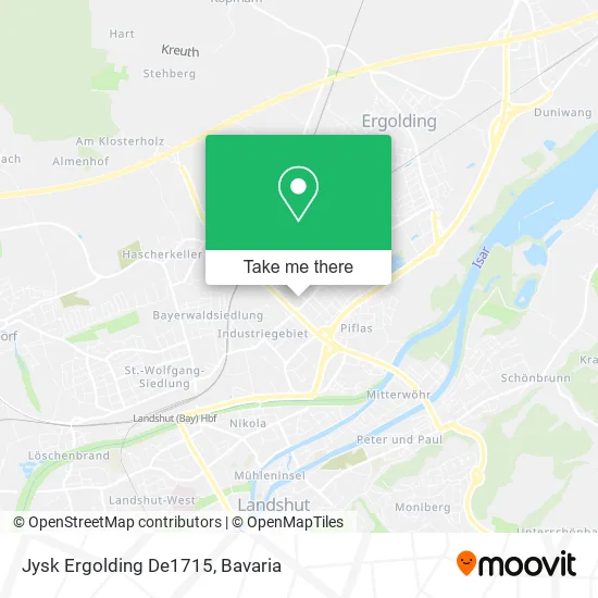 Карта Jysk Ergolding De1715