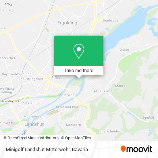Minigolf Landshut Mitterwöhr map
