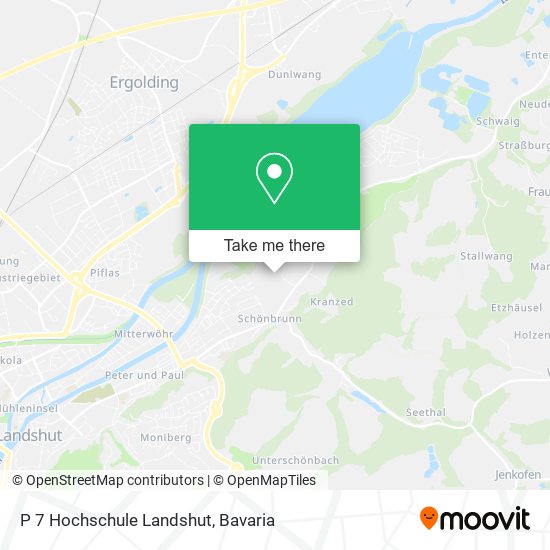 P 7 Hochschule Landshut map