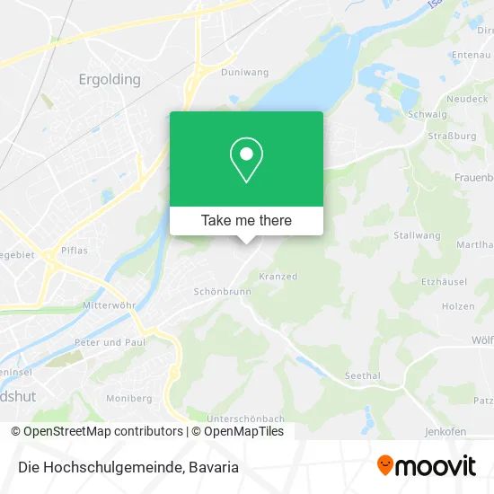 Карта Die Hochschulgemeinde