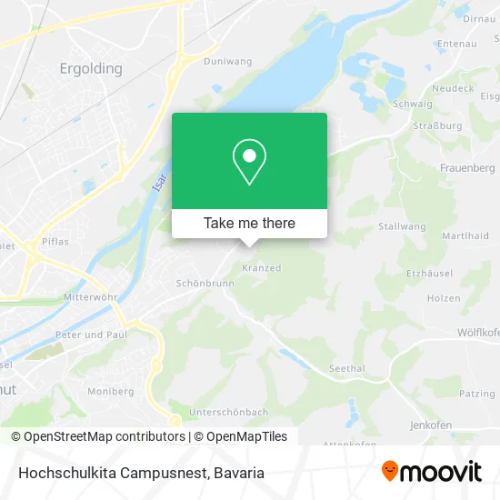 Карта Hochschulkita Campusnest