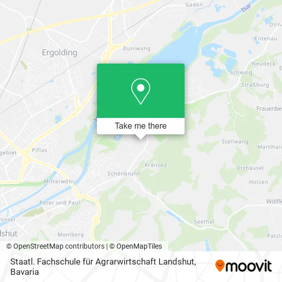 Карта Staatl. Fachschule für Agrarwirtschaft Landshut