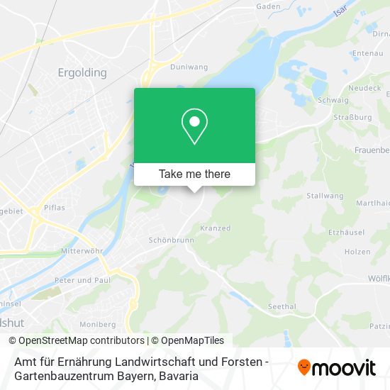 Amt für Ernährung Landwirtschaft und Forsten - Gartenbauzentrum Bayern map