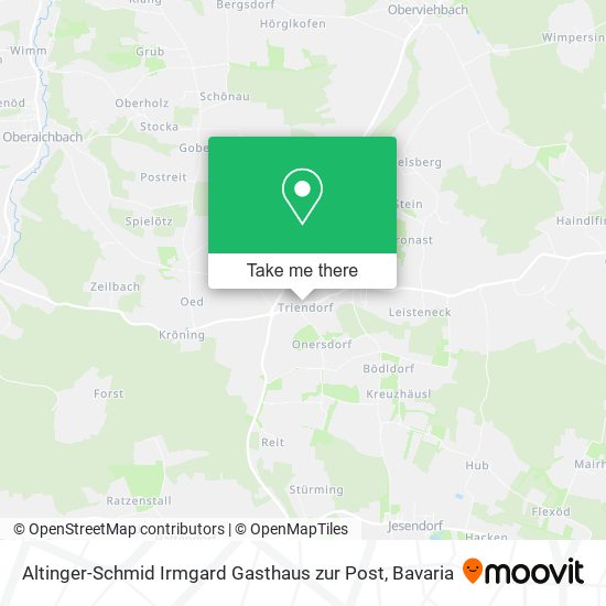 Altinger-Schmid Irmgard Gasthaus zur Post map