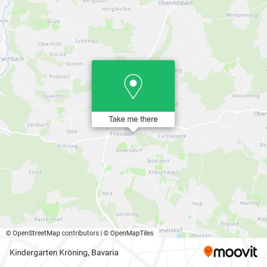 Kindergarten Kröning map