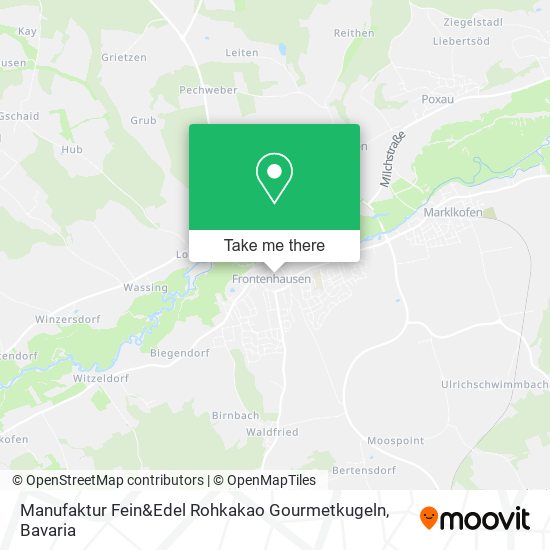 Manufaktur Fein&Edel Rohkakao Gourmetkugeln map