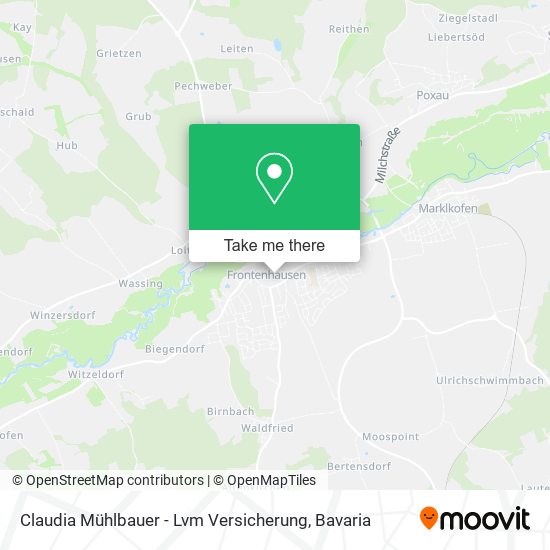 Claudia Mühlbauer - Lvm Versicherung map