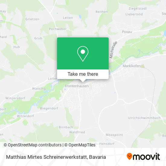 Карта Matthias Mirtes Schreinerwerkstatt