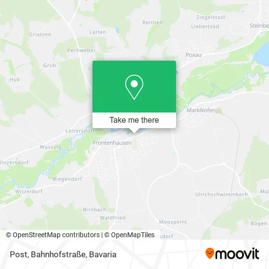 Карта Post, Bahnhofstraße