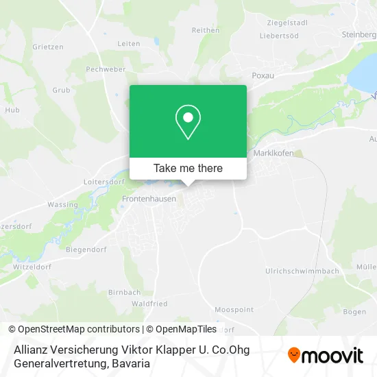 Карта Allianz Versicherung Viktor Klapper U. Co.Ohg Generalvertretung