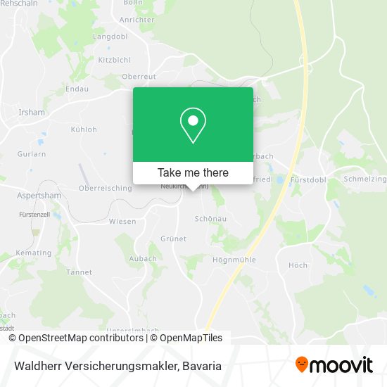 Waldherr Versicherungsmakler map