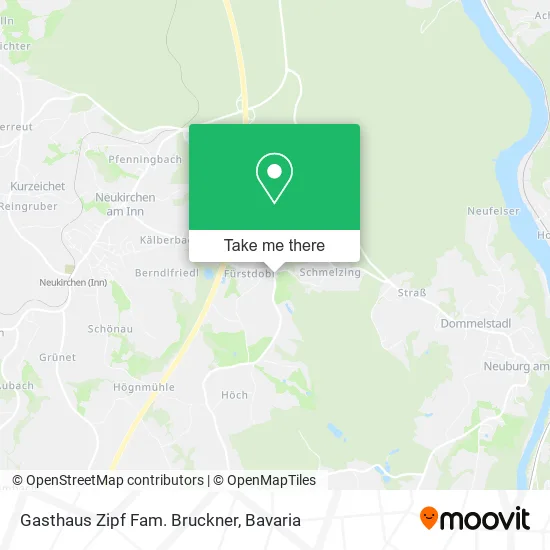 Карта Gasthaus Zipf Fam. Bruckner