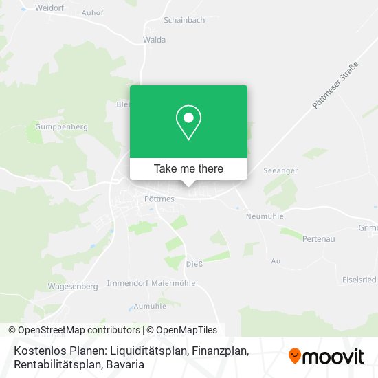 Kostenlos Planen: Liquiditätsplan, Finanzplan, Rentabilitätsplan map